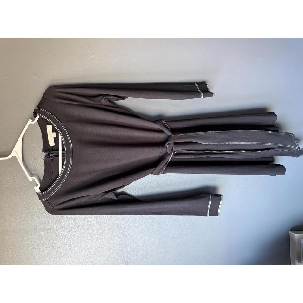 LOFT Long Sleeve Casual Dress with Belt